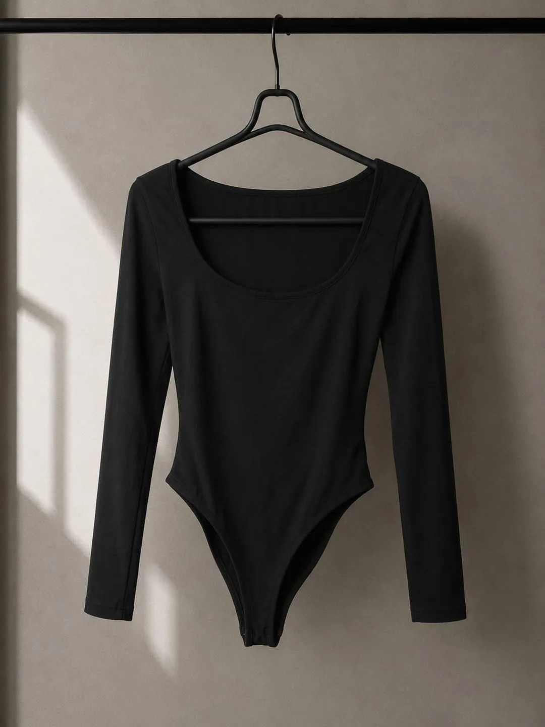 Body Negro Manga Larga