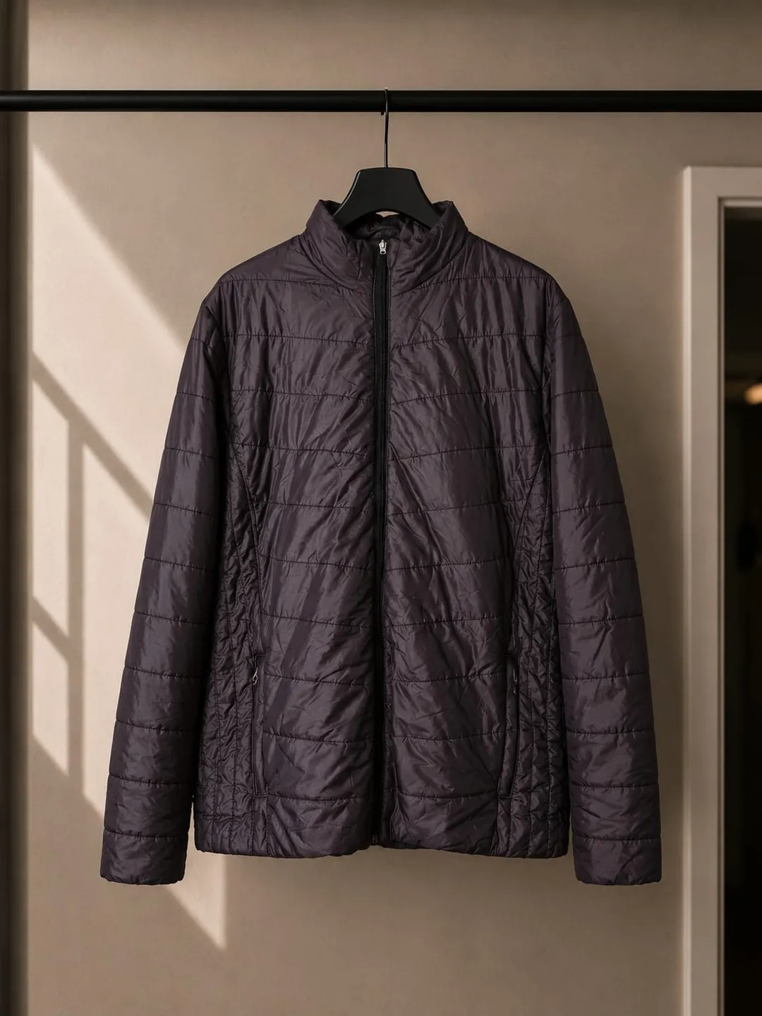 Chaqueta Acolchada Berenjena