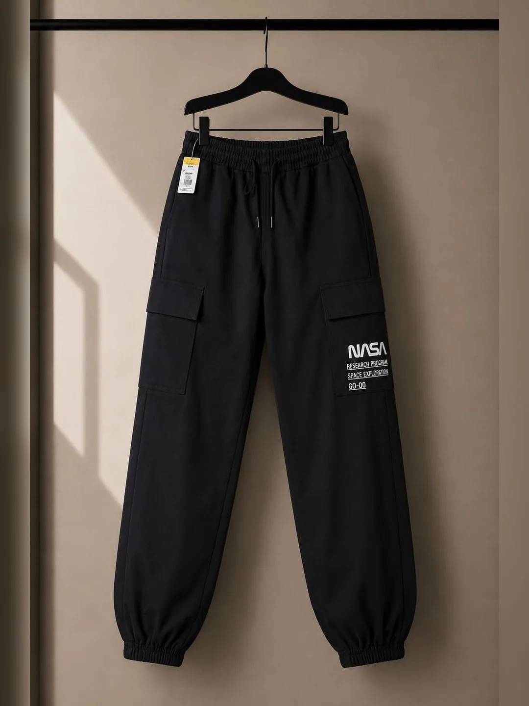 Pantalón Cargo NASA Negro