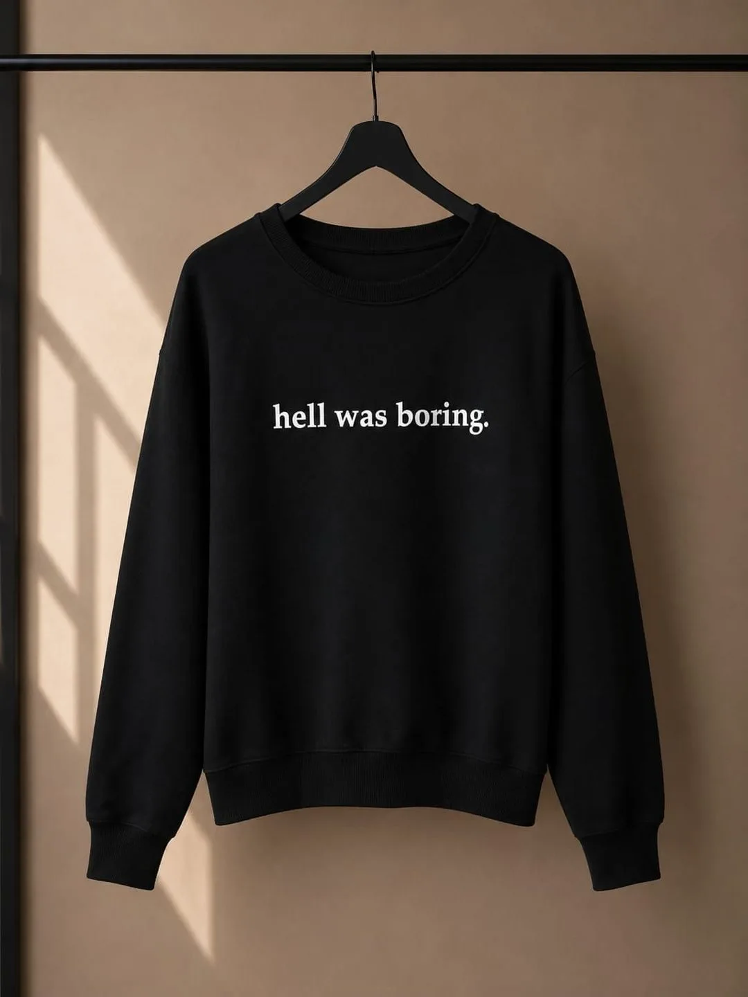 Polerón Negro "Hell Was Boring"