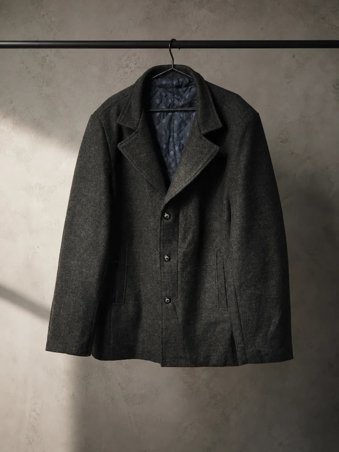 Chaqueta de Lana Gris