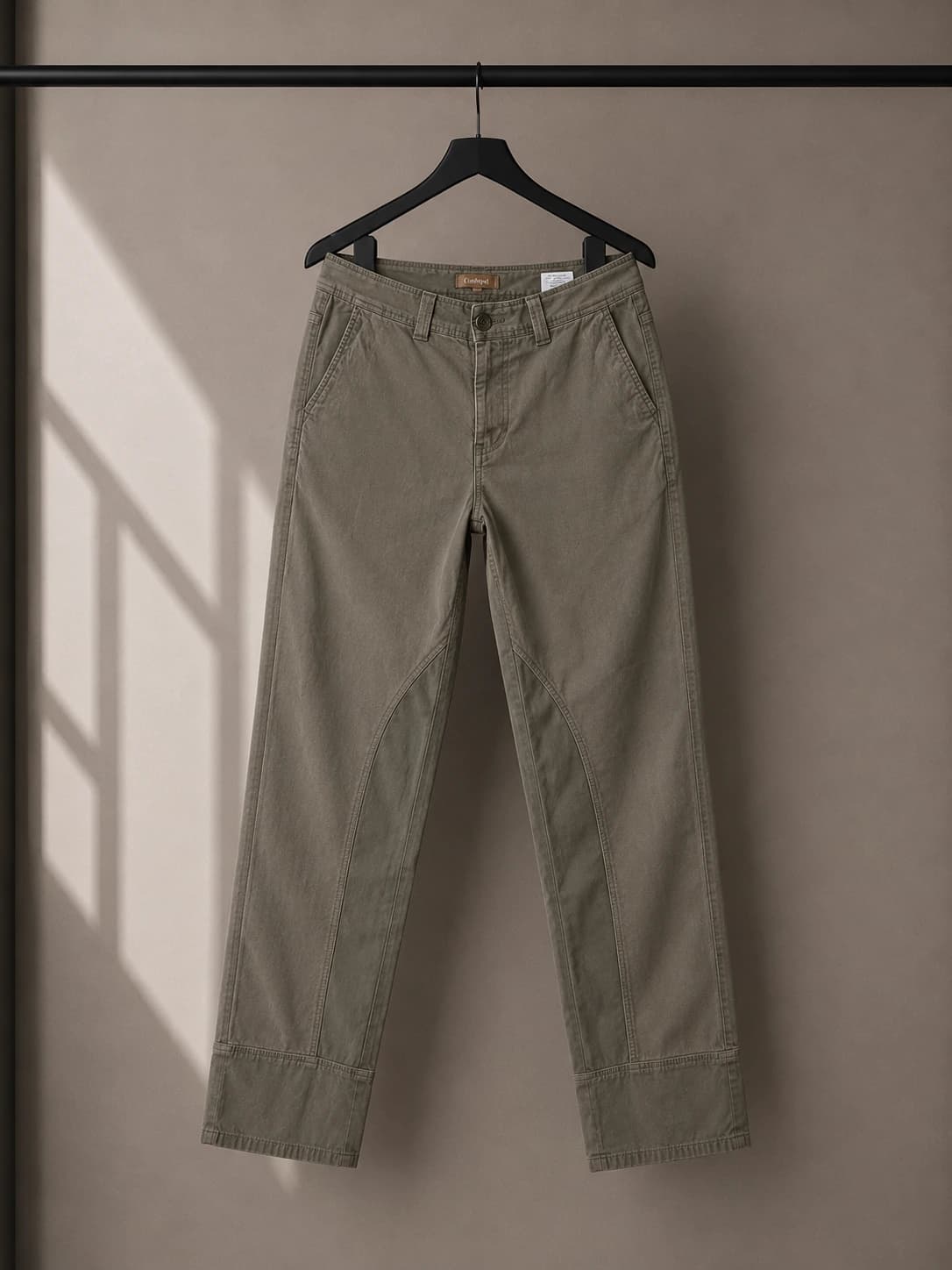 Pantalón jeans verde oliva